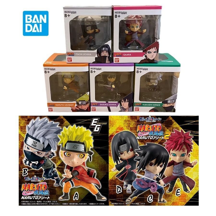 BANDAI Chibi Masters - Naruto Shippuden - Mini Figure a scelta NEW
