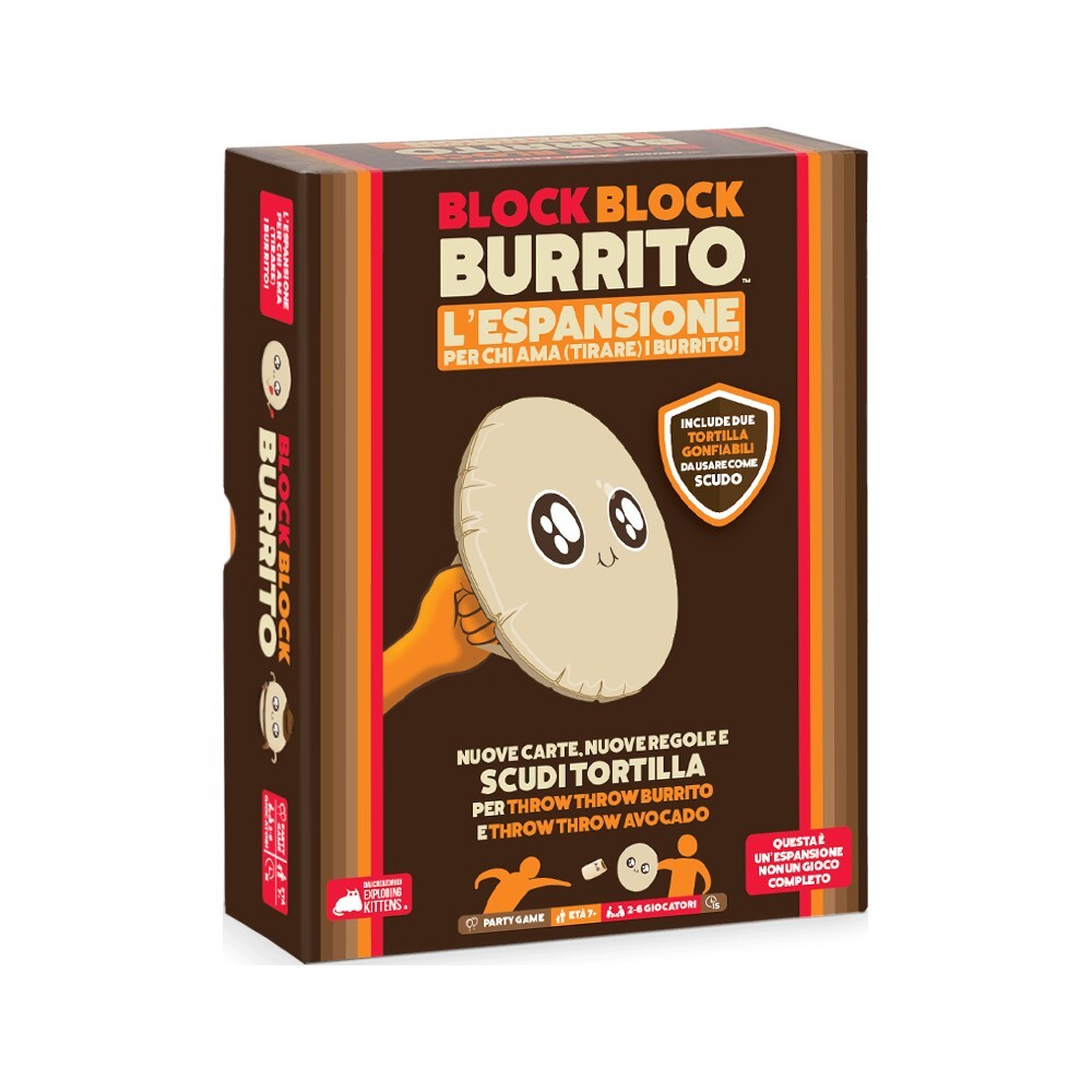 Asmodee BLOCK BLOCK BURRITO Espansione Gioco di Società Italiano Nuovo NEW
