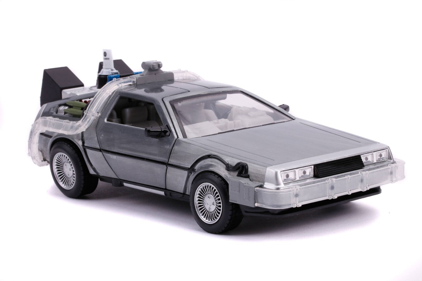 Jada Back to the Future II Hollywood Rides Diecast Modelo 1/24 DeLorean BTTF NEW