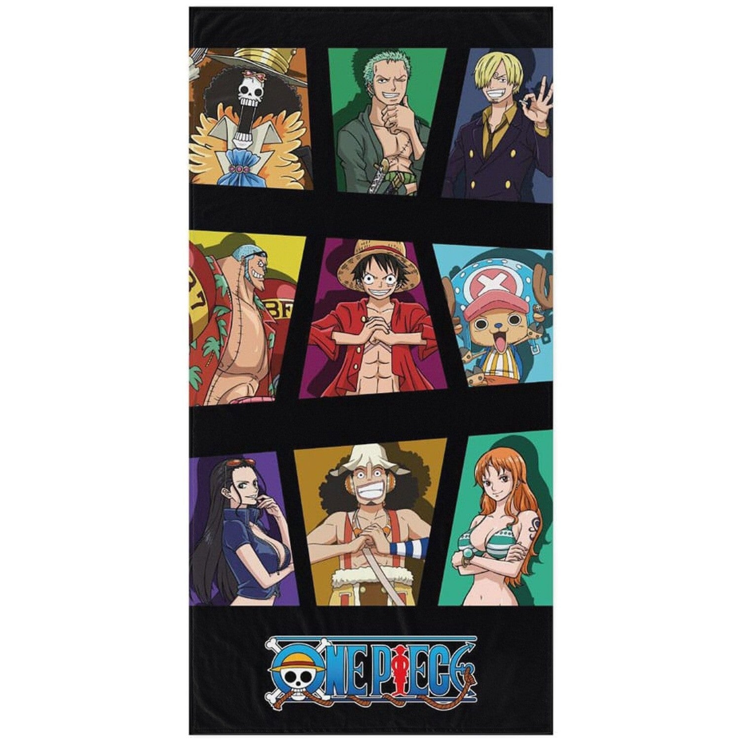 ONE PIECE Telo Da Mare Spiaggia Asciugamano Anime Cotone 70 x 140 cm NUOVO NEW