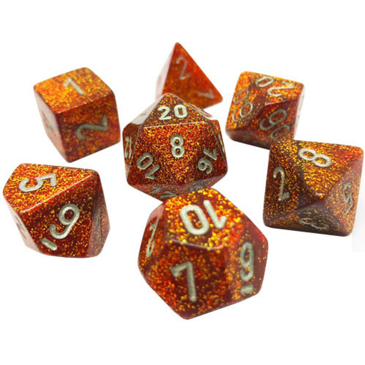 Chessex Mini Dadi Poliedrici 7 Die Set Da Gioco Ruolo Gioco da Tavolo Nuovo NEW