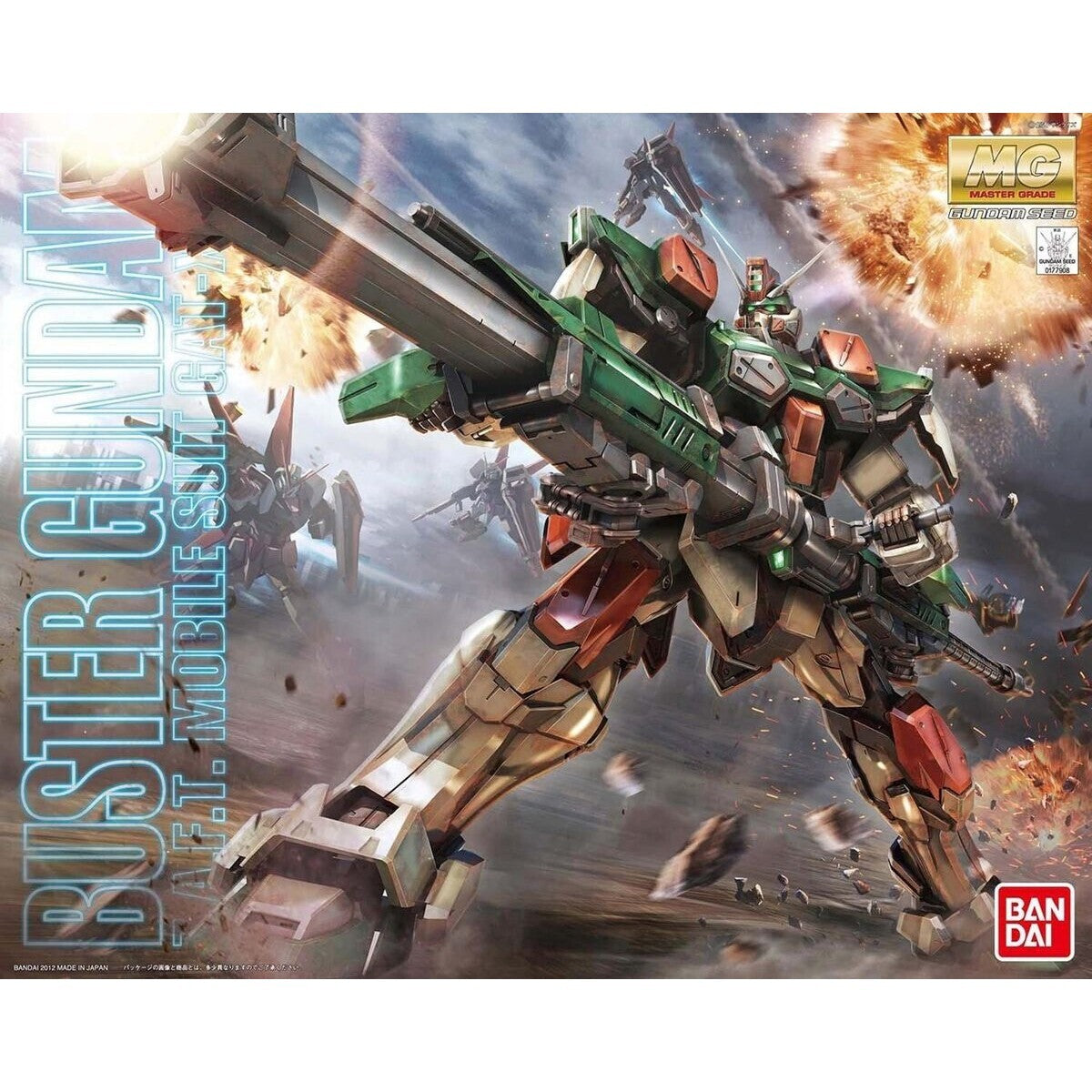 Bandai 1/100 MG Buster Gundam GAT-X103 Model Kit Gunpla NEW Nuovo