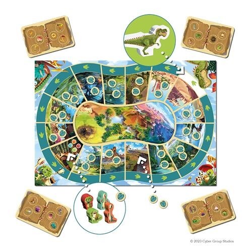 Cranio Creations GIGANTOSAURUS La Gioco Avventura Gioco da Tavolo Italiano Nuovo