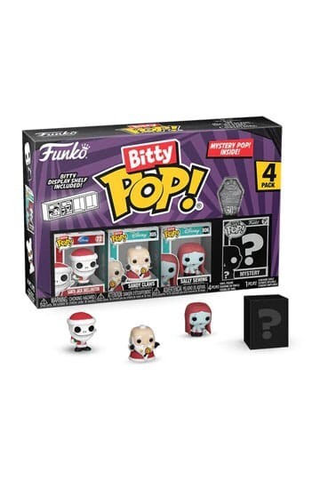 Funko Bitty  POP! - Nightmare Before Christmas - Santa Jack 4 Pack Nuovo NEW