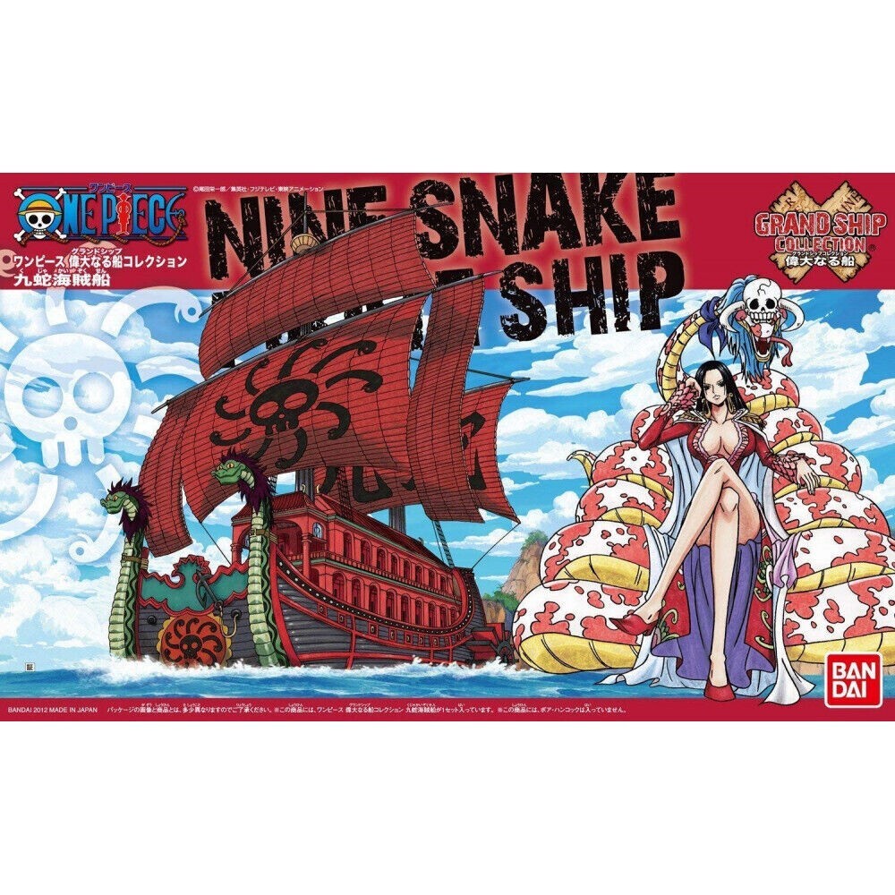 BANDAI ONE PIECE Model Kit NINE SNAKE BOA HANCOCK GRAND SHIP COLLECTION #06 NEW