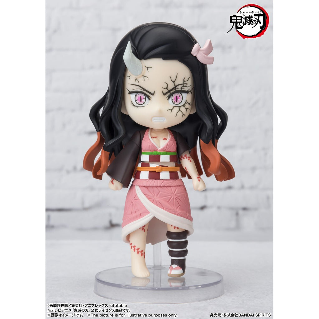 Bandai Namco Demon Slayer Figuarts Mini NEZUKO KAMADO Demon Form Nuovo New