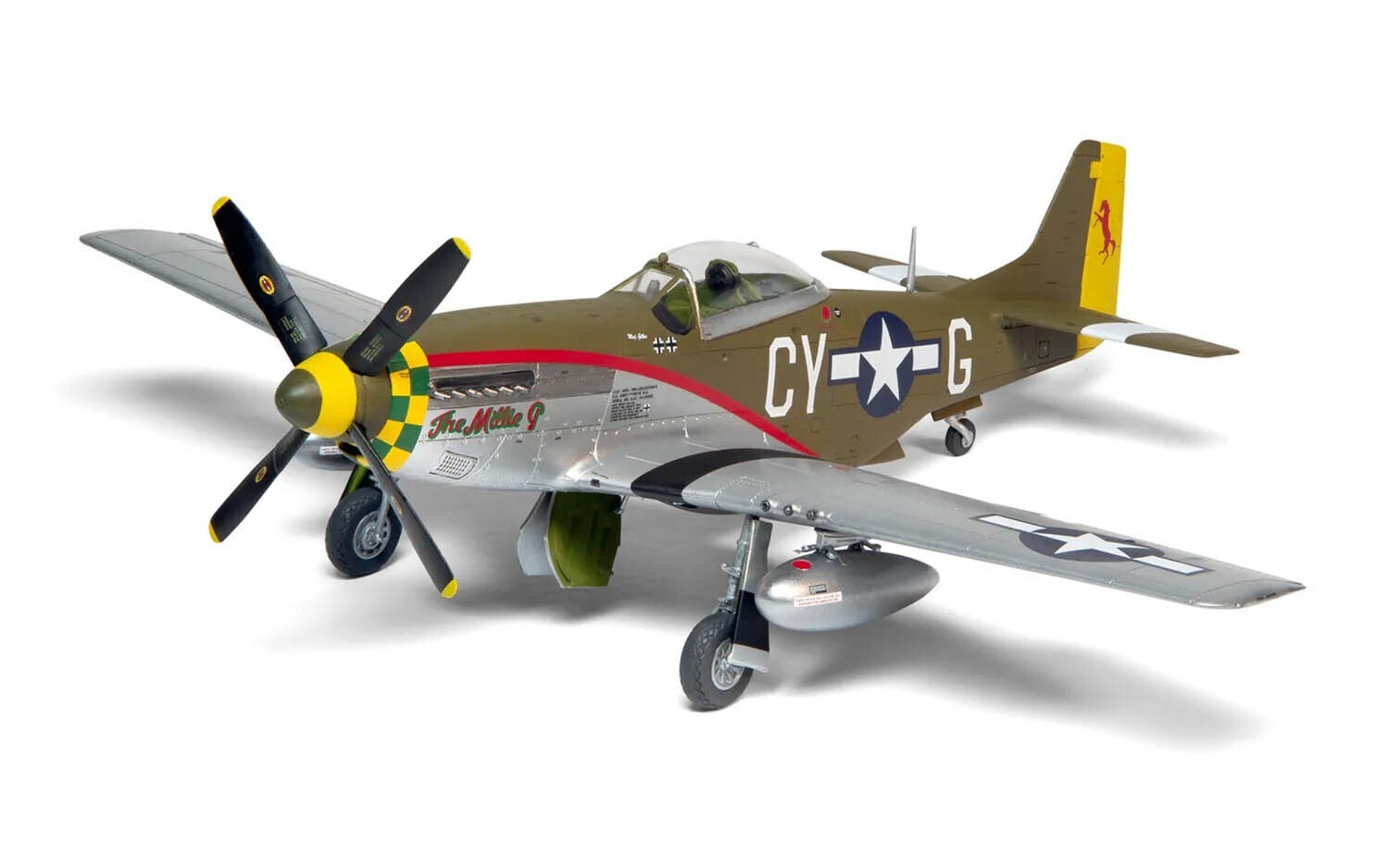 Airfix A05131A Aereo North American P-51D Mustang 1:48 Model Kit Hobby Nuovo NEW