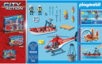 Playmobil 70335 City Action Missione Antincendio Elicottero e Gommone NEW Nuovo