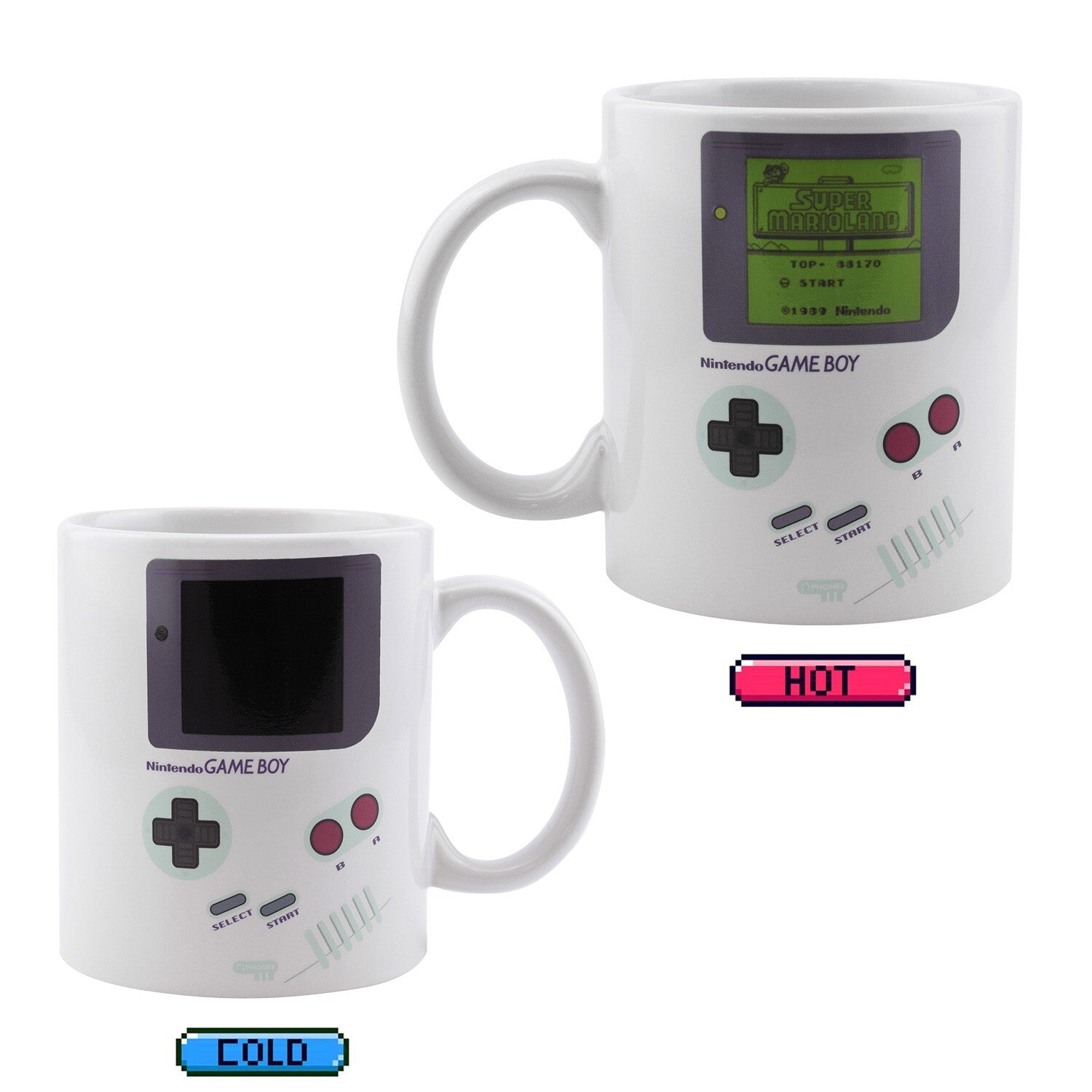 Tazza Cambia Colore Nintendo Game Boy Heat Change Mug Nuova NEW Geek Nerd Gift