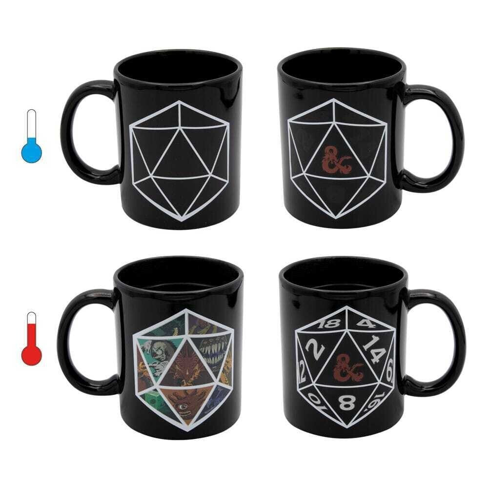 Tazza Dungeons&Dragons Heat Reveal Mug Cambia col Calore Nuova NEW Geek Nerd