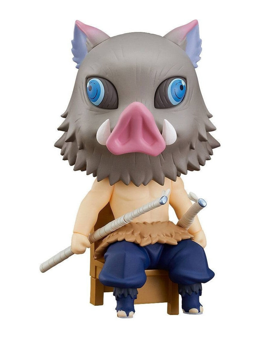Good Smile Company Demon Slayer Inosuke Hashibira Sitting Nendoroid Nuovo New