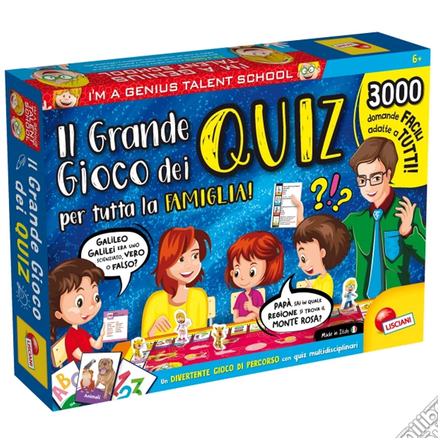 Lisciani - Il Grande Gioco dei Quiz - Gioco da Tavolo Educativo