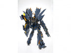 Modello Bandai Unicorn Gundam 02 Banshee Norn PG 1:60, vista posteriore su sfondo bianco.