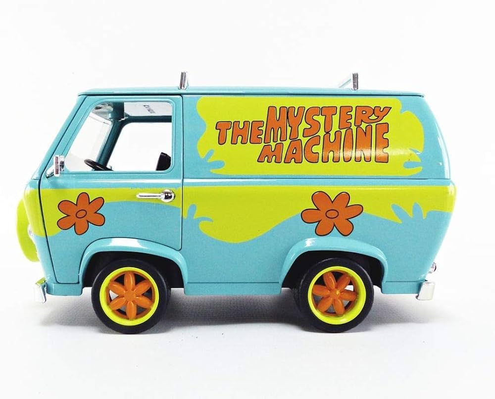 Jada Toys: Scooby-Doo - Mystery Machine con Shaggy e Scooby-Doo (Scala 1:24)