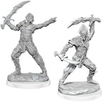 D&D Nolzur's Marvelous Miniatures - Dark Spellcaster & Flameskulls