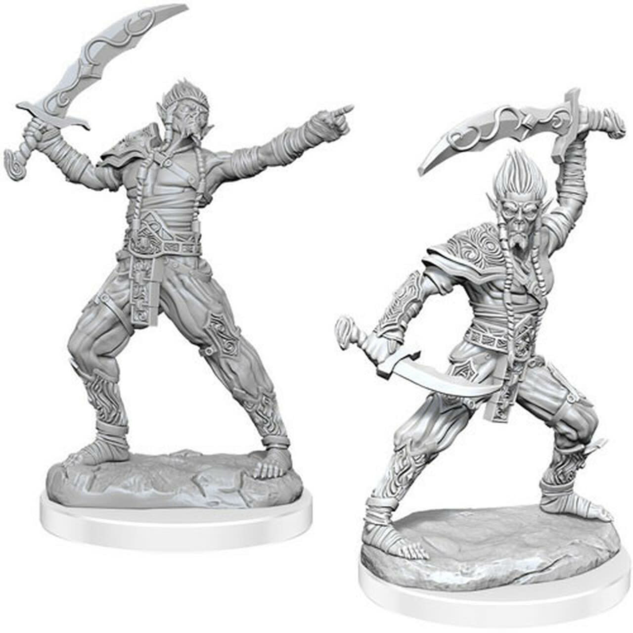 D&D Nolzur's Marvelous Miniatures - Dark Spellcaster & Flameskulls