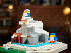 LEGO Super Mario 71395: dettaglio del livello innevato con pinguino, tratto dal set Blocco Punto Interrogativo.