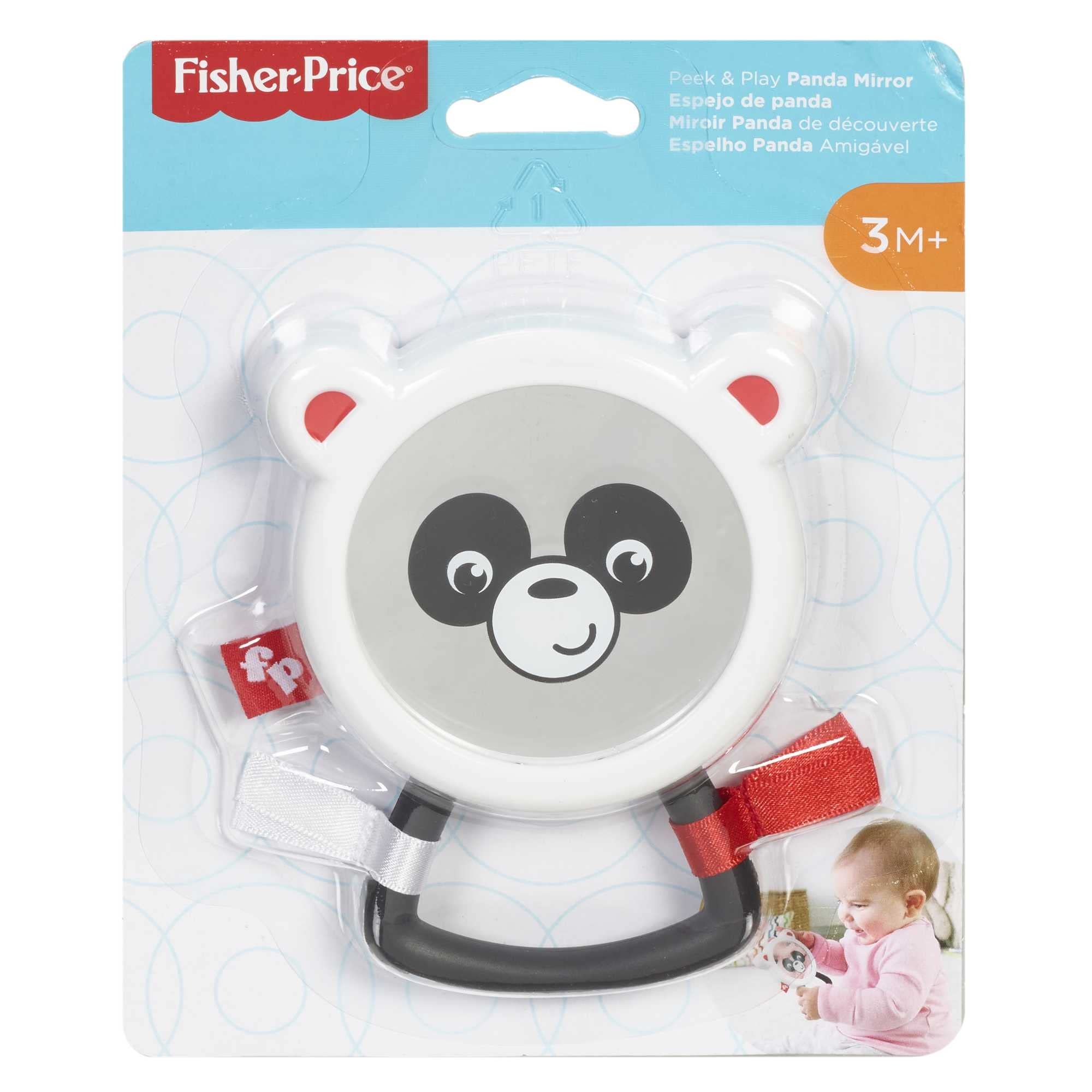 Fisher-Price - Specchio a Panda - Giocattolo Sviluppo Sensoriale Neonati
