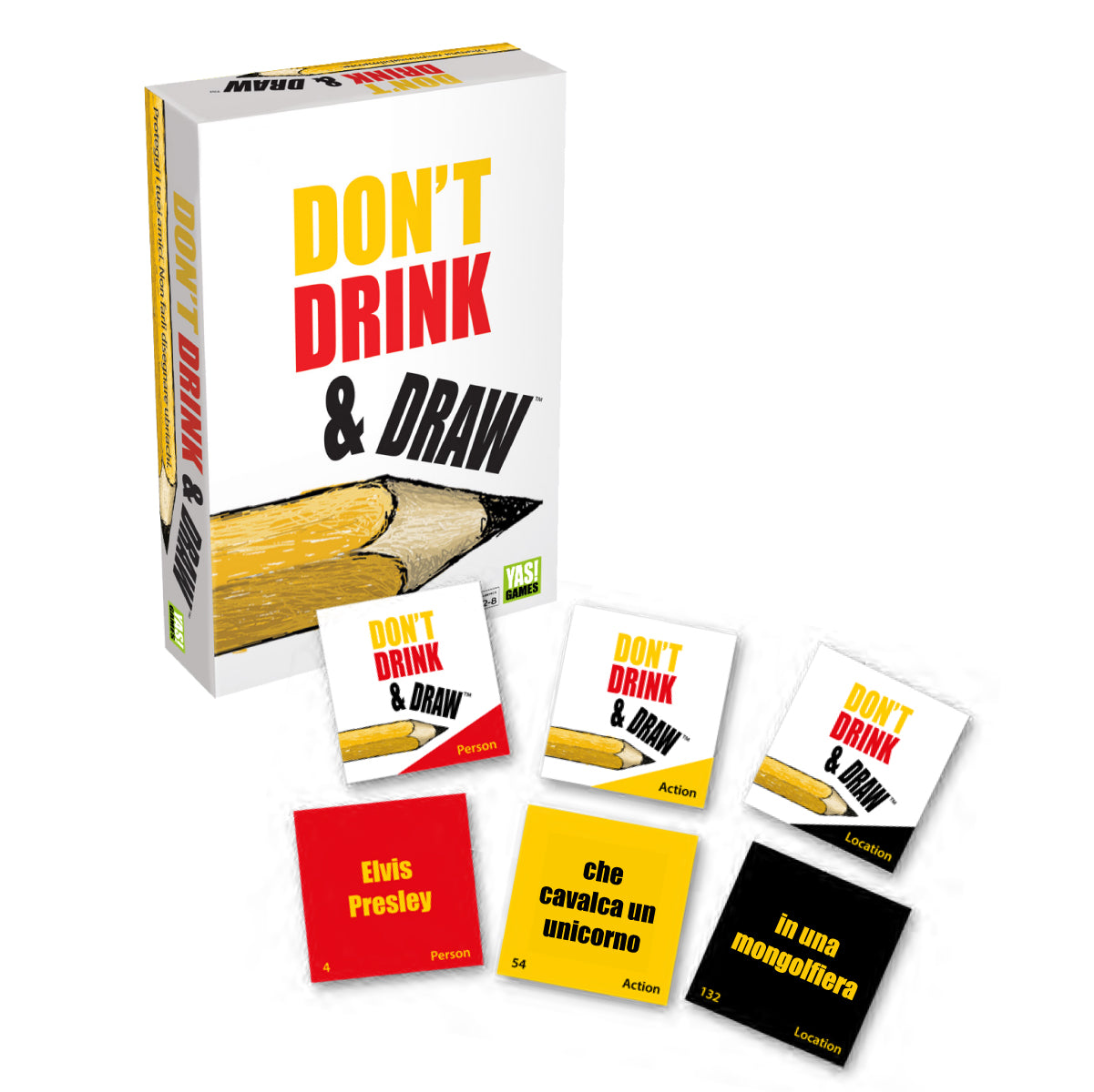 Yas! Games Don't Drink & Draw