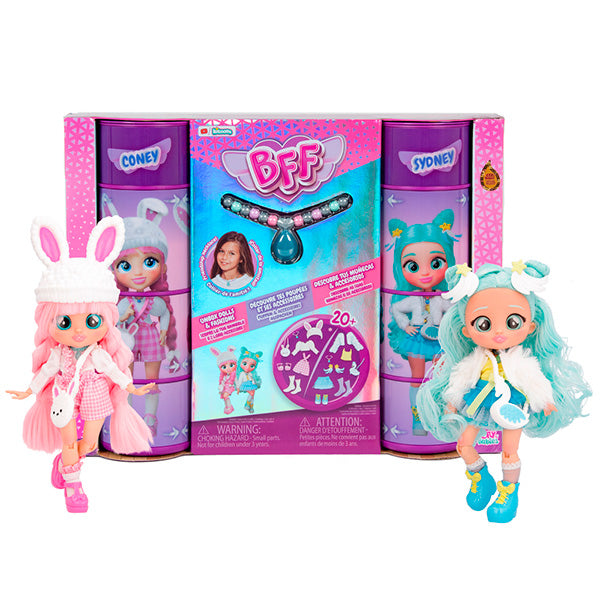 IMC Toys-BFF Bambole Coney & Sydney Pack Doppio