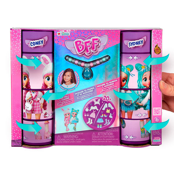 IMC Toys-BFF Bambole Coney & Sydney Pack Doppio