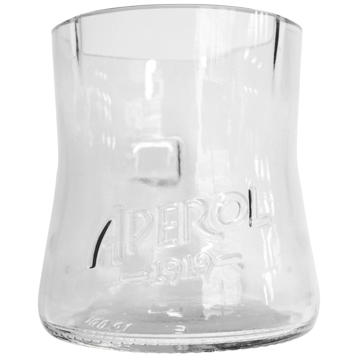 Bicchieri Cocktail Artigianali "Aperol Upcycled" - Ricavati da Bottiglie Originali