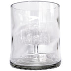 Bicchieri Cocktail Artigianali "Campari Upcycled" - Ricavati da Bottiglie Originali