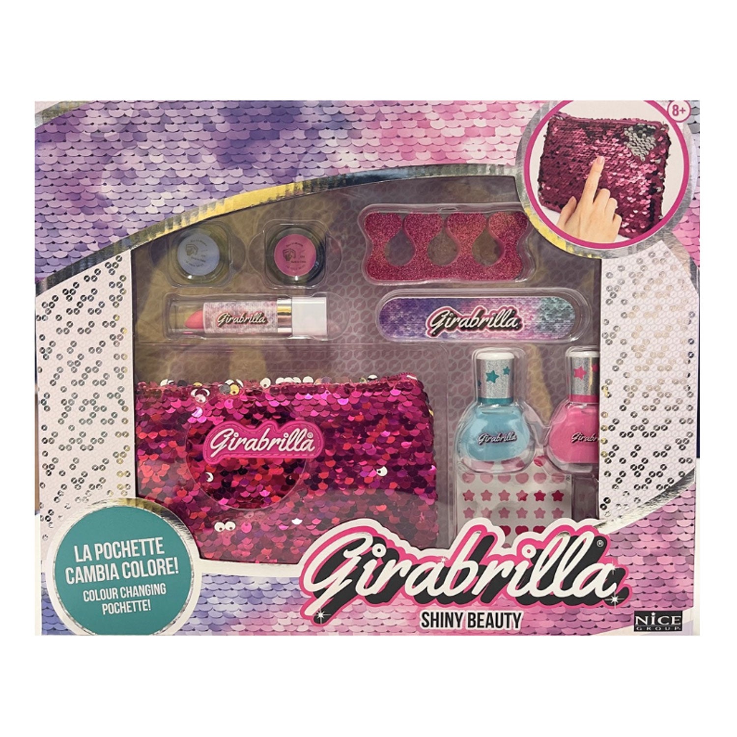 Girabrilla-Set Make-Up con Paillettes Reversibili