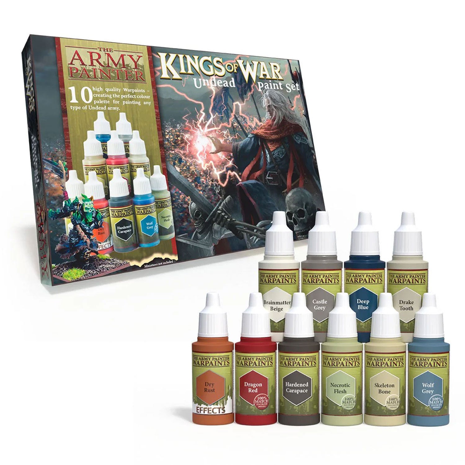 The Army Painter - Warpaints Kings of War: Undead Paint Set - Set Colori per Miniature