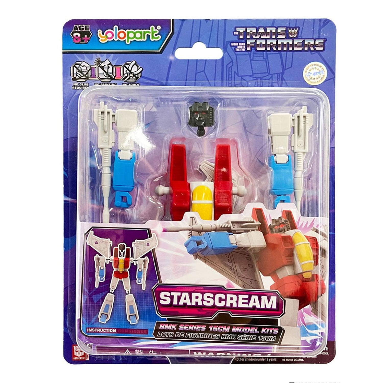 Yolopark - Transformers assemblabile 16 cm - Starscream
