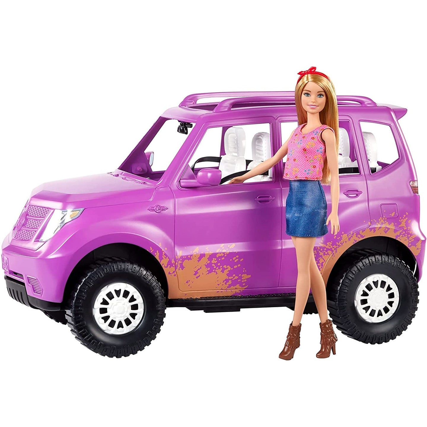 Barbie SUV Fuoristrada Sweet Orchard Farm con Bambola