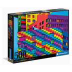 Clementoni Puzzle 500 Pezzi Color Boom Collection Squares 49x36 cm