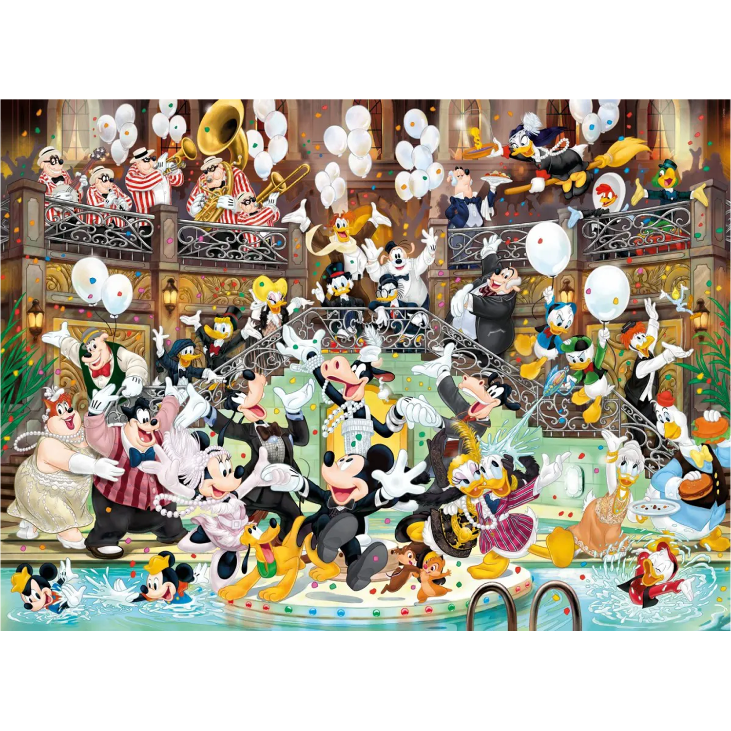 Clementoni Puzzle 1000 Pezzi Disney Anniversario 90 Anni di Magia 69x50 cm