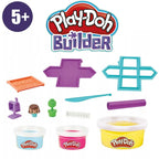 Play-Doh Builder - La Casa Gialla con Fiori Kit di Costruzione
