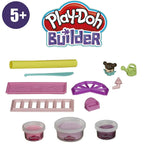Play-Doh Builder Casetta delle Fate: kit di costruzione con plastilina, stampi, accessori e personaggio.