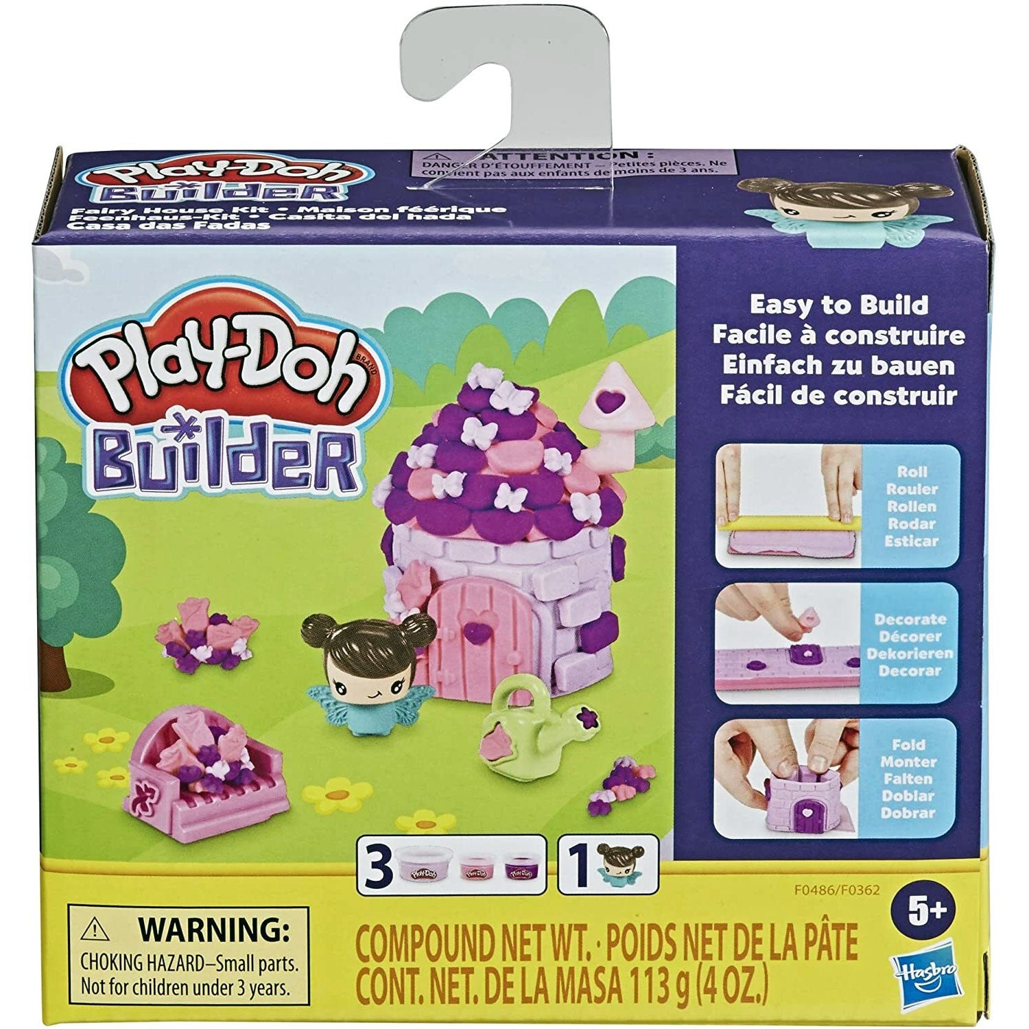 Play-Doh Builder - La Casetta delle Fate Kit di Costruzione