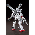 Model kit Bandai Crossbone Gundam X1 HG 1:144, vista posteriore del robot con propulsori a forma di X.