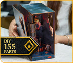 Diorama 3D Revell Barad-Dûr Il Signore degli Anelli, puzzle fai-da-te da 155 pezzi con torre e dettagli luminosi.