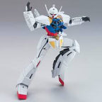 Model kit Bandai 1/144 HGUC WD-M01 Turn A Gundam, action figure in posa dinamica su sfondo neutro.
