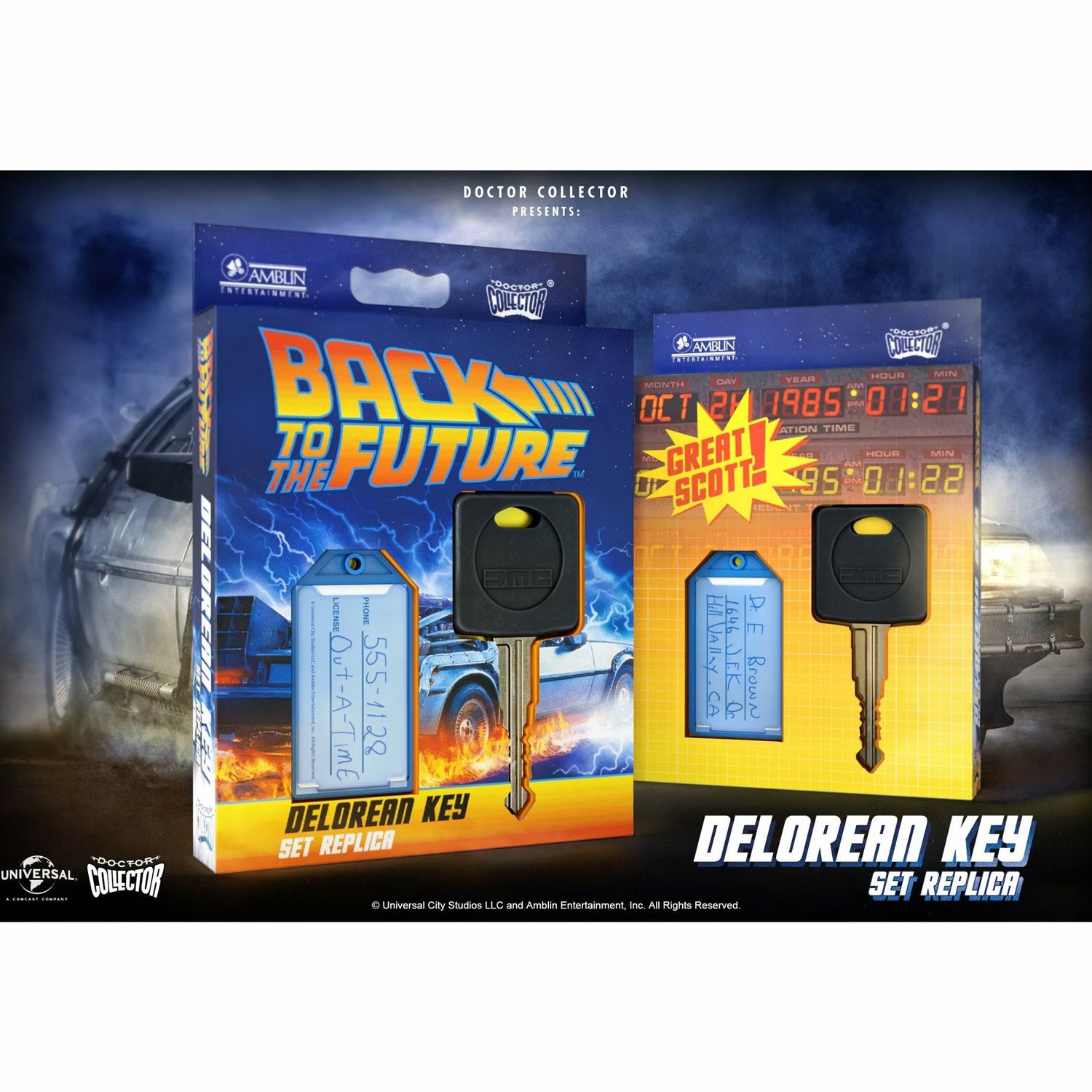 Doctor Collector: Ritorno al Futuro - Replica 1/1 Chiave DeLorean