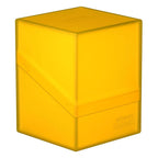 Ultimate Guard Boulder 100+ Deck Case Amber Standard Size Porta Mazzo Rigido Opaco Giallo