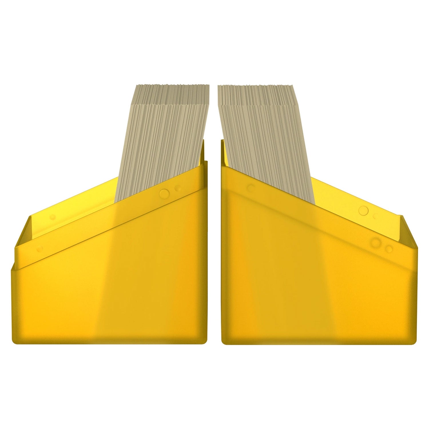 Ultimate Guard Boulder 100+ Deck Case Amber Standard Size Porta Mazzo Rigido Opaco Giallo