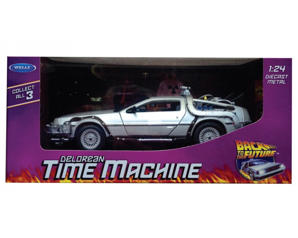 Welly: Ritorno al Futuro Parte I - DeLorean Time Machine (Scala 1:24)