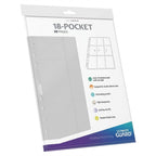 Ultimate Guard 18-Pocket Pages Side-Loading White (Confezione da 10 Pagine)