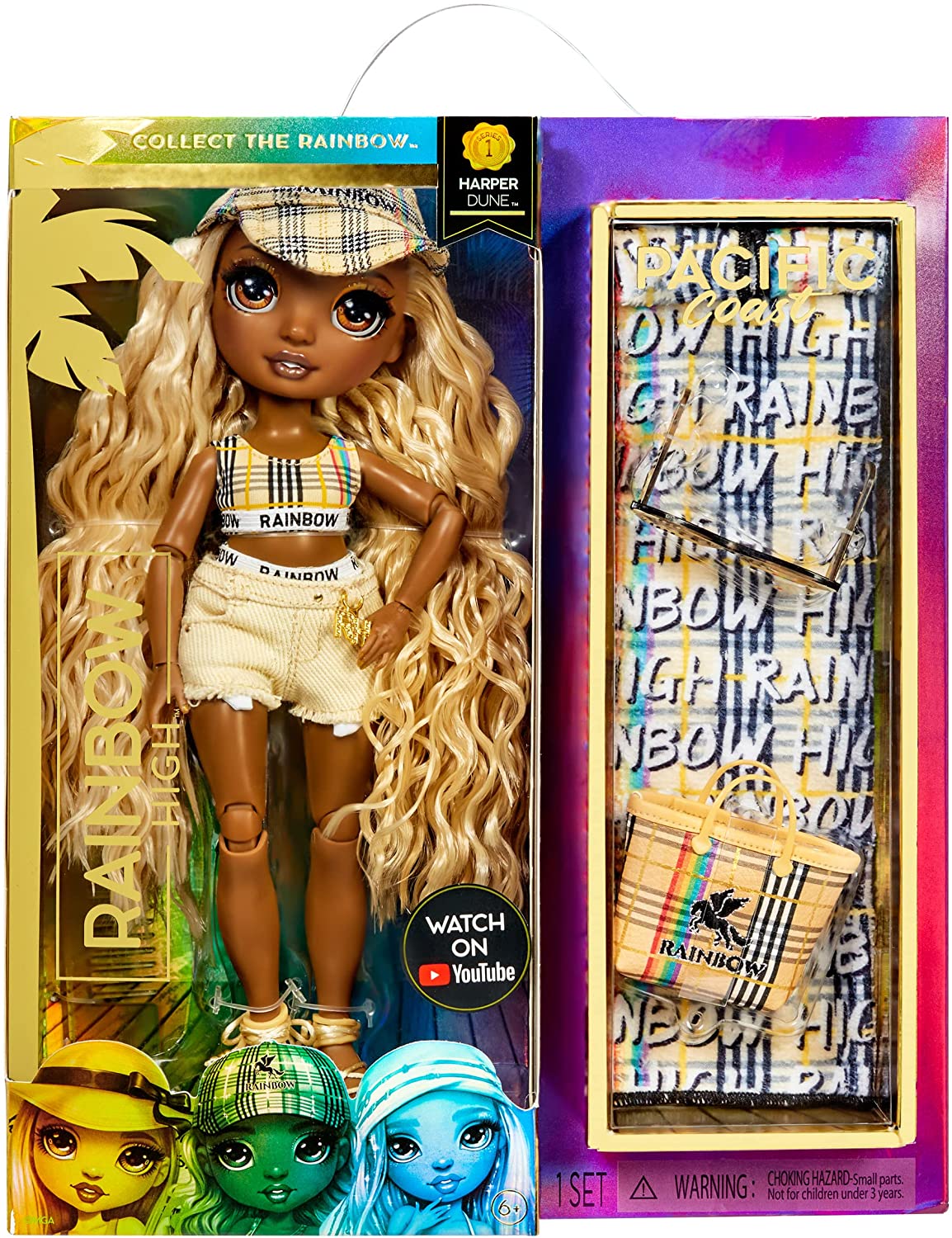 Rainbow High Pacific Coast  Bambola  con Accessori Mare