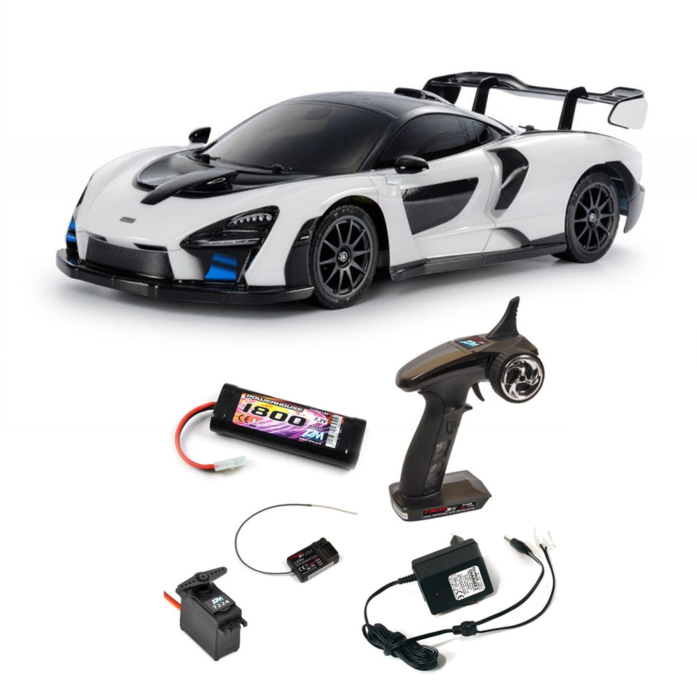 Tamiya — RC McLaren Senna TT-02 Chassis — Kit di Montaggio 1/10