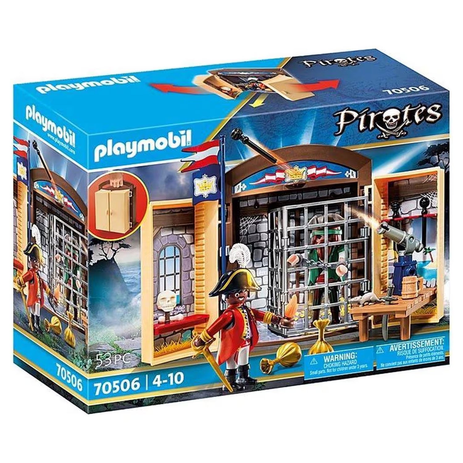 Playmobil 70506 Avamposto della Marina con Pirata