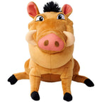 Peluche Pumbaa de Il Re Leone, 25 cm, edizione 30° anniversario, Simba Toys su sfondo bianco.