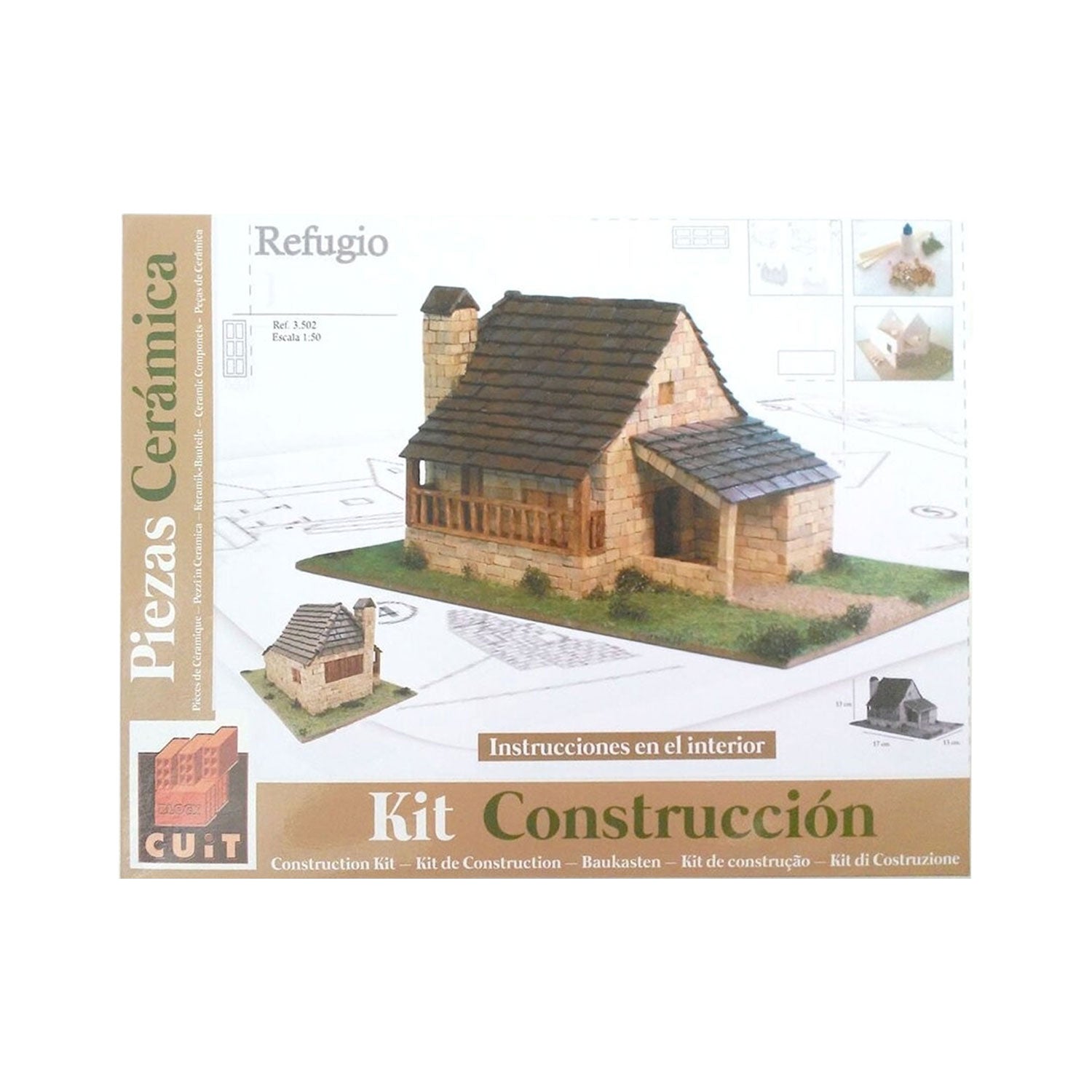 Cuit Construction Kit - Rifugio di Montagna in scala 1:50