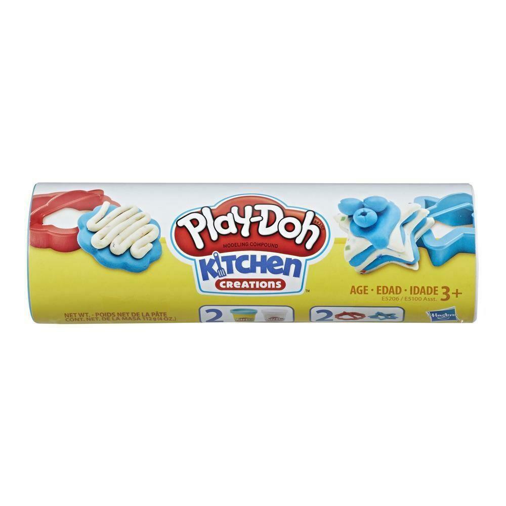 Play-Doh - Barattolo Biscotti di Zucchero (Blue Sugar Cookie) con Formine